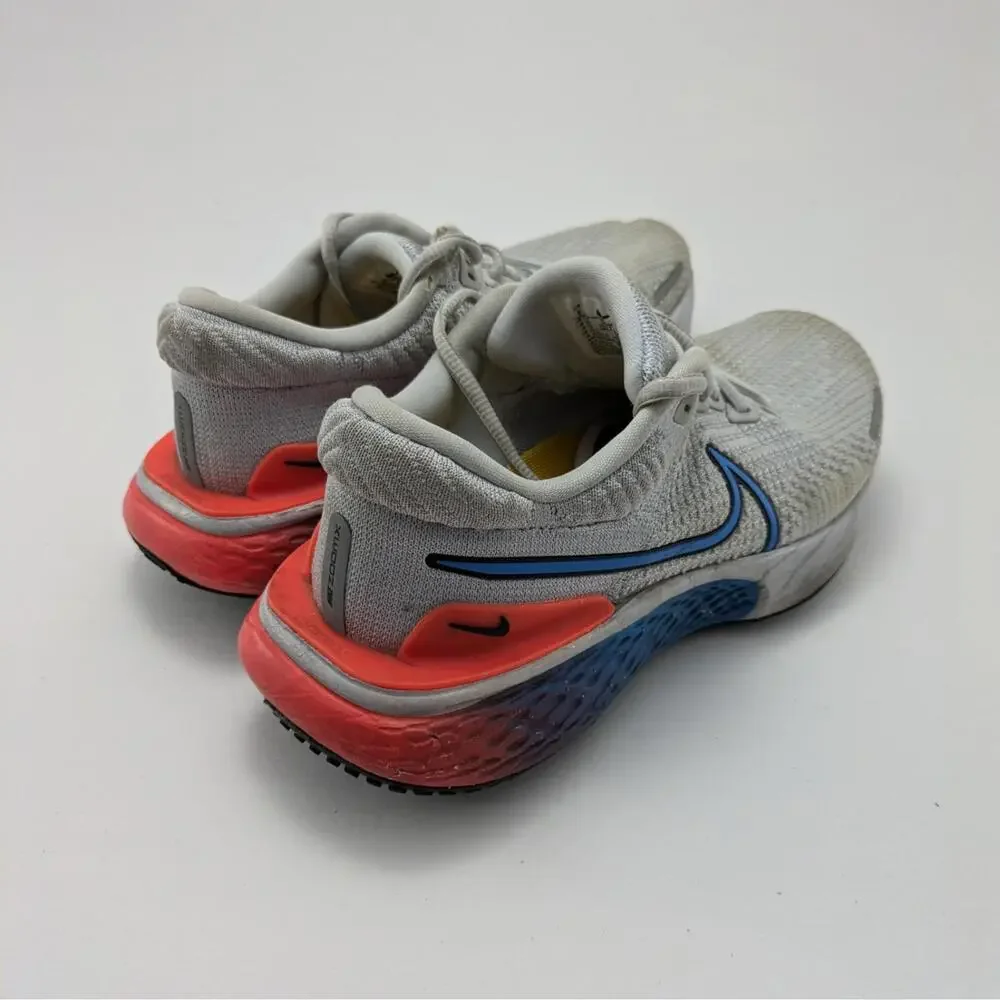Womens Nike ZoomX Invincible Flyknit 2 Grey Blue Running Shoes DV2177-001 Size 8